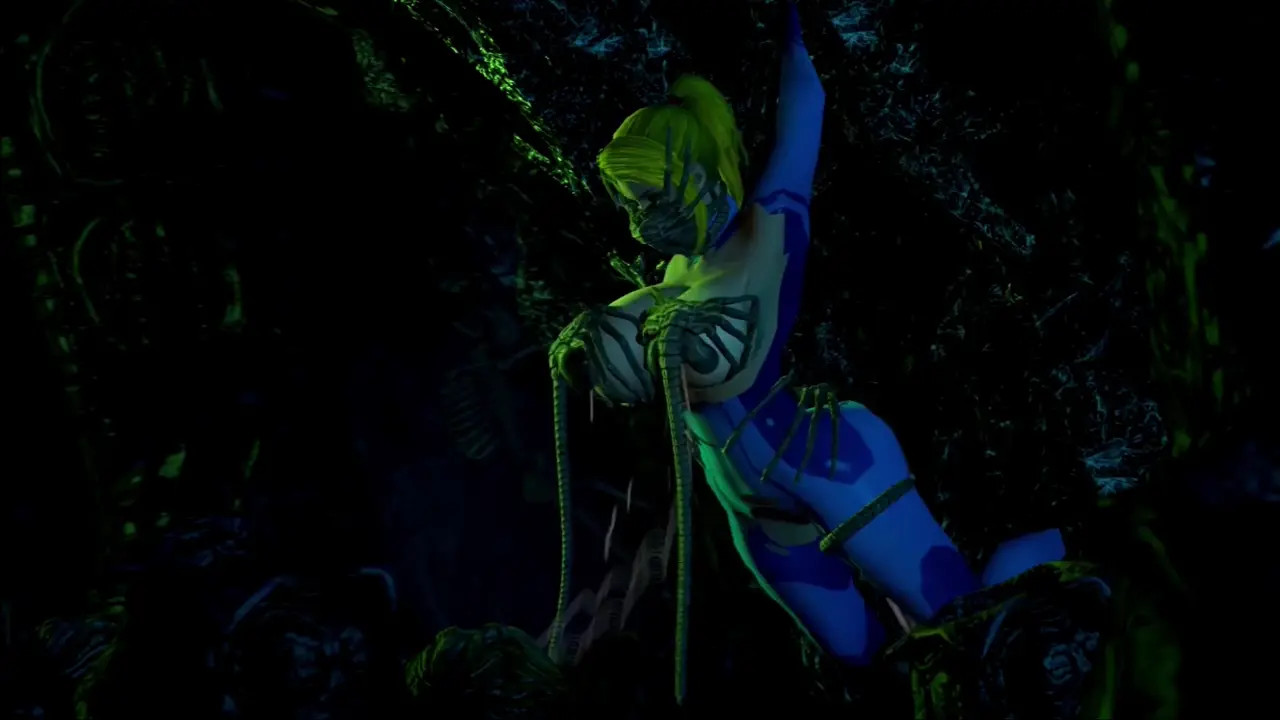 Samus Becomes A Host To Aliens [Gurochanop]