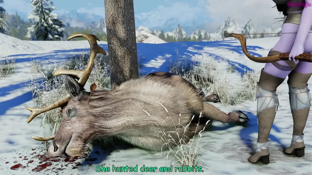 Skyrim - Anariel and her faithful Dog