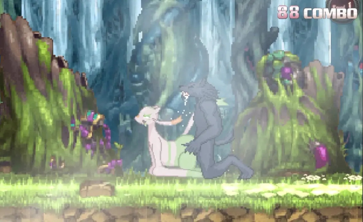 Wolfkuro continue corrupting by clogging already pregnant mienshao with more his gunk