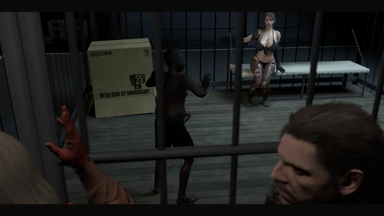 Quiet X Ugly Bastard comic [box and creampie angle][0Zman]