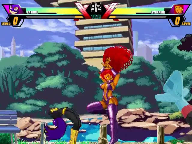 MUGEN Batgirl VS Starfire