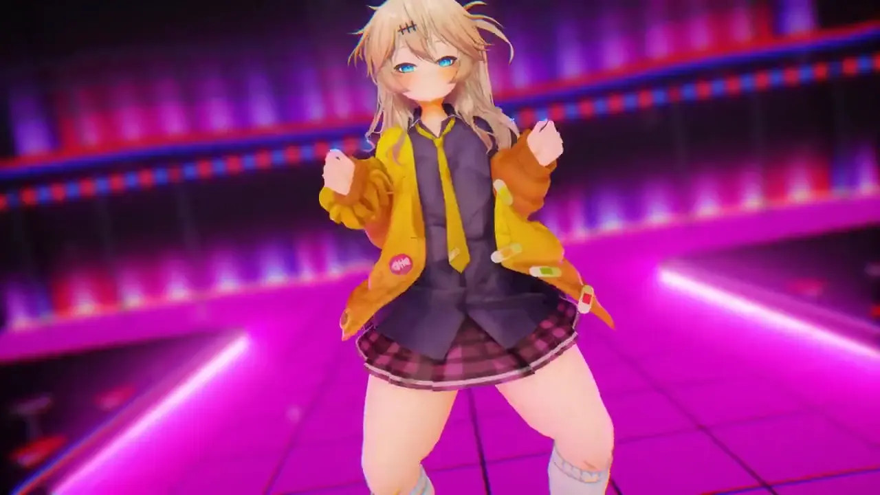 MMD BASS KNIGHT BLOND GIRL (SFW VERSION)