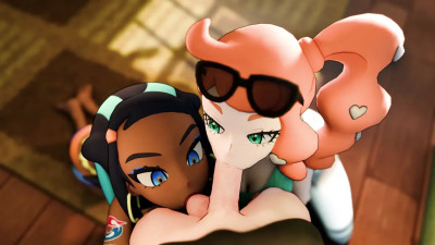 Nessa and Sonia challenge the champ! (Loop)