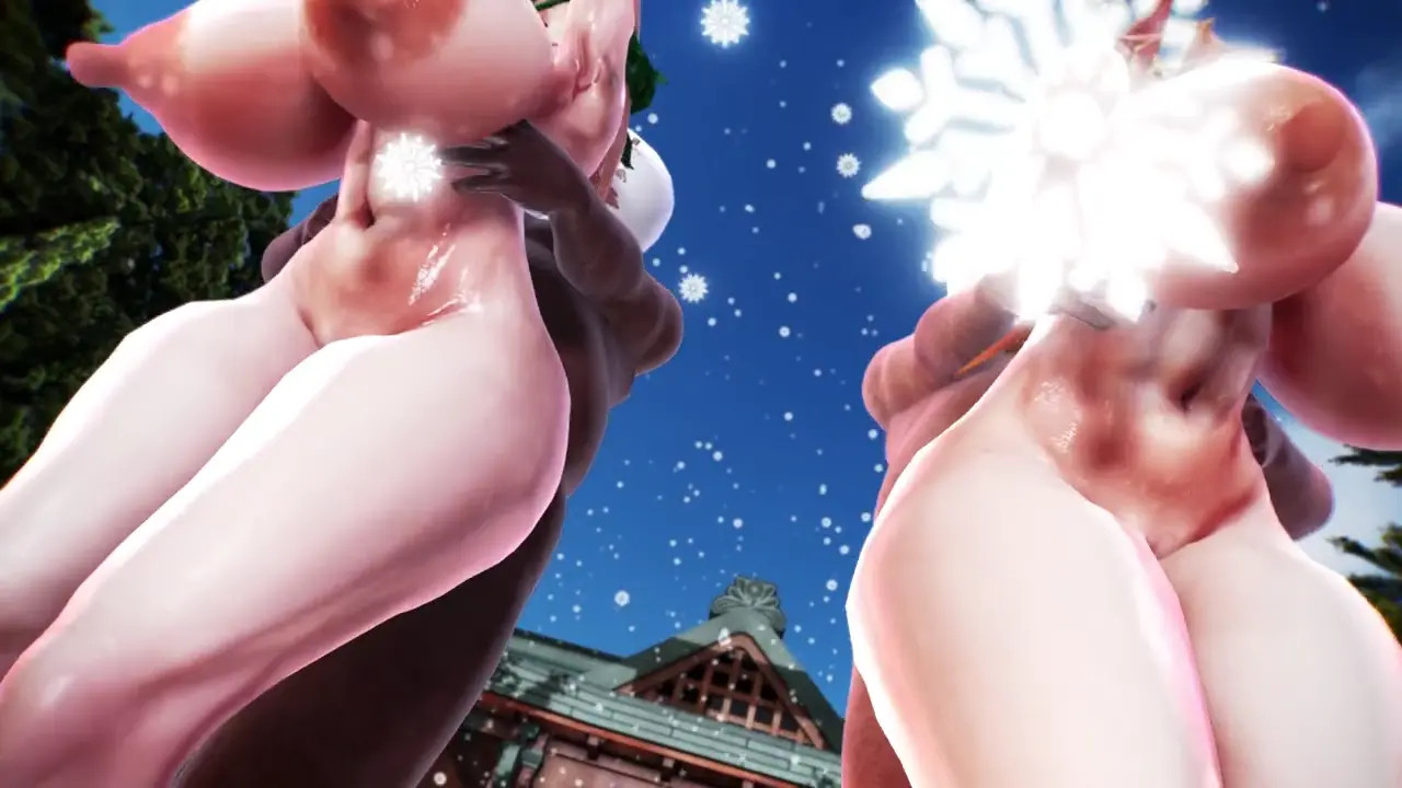 【Touhou MMD】Muscle Girl Yuugi and Yuuka Phut Hon Dance