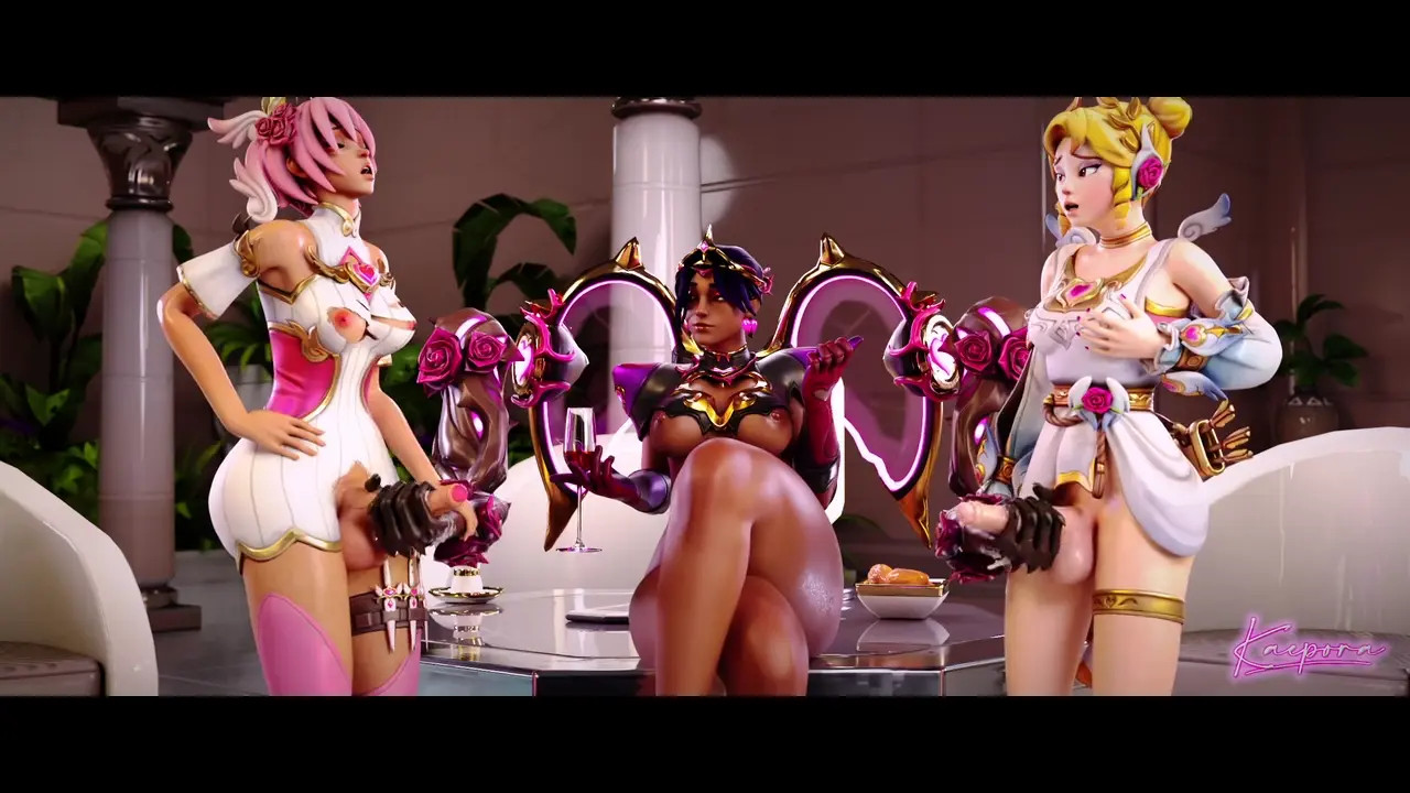 Domina masturbates her Cupidos Kiriko & Juno