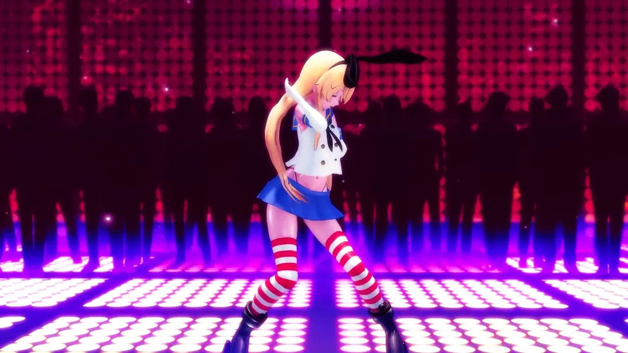 Shimakaze - Instillation Dance [MMD R18] Hamselvish