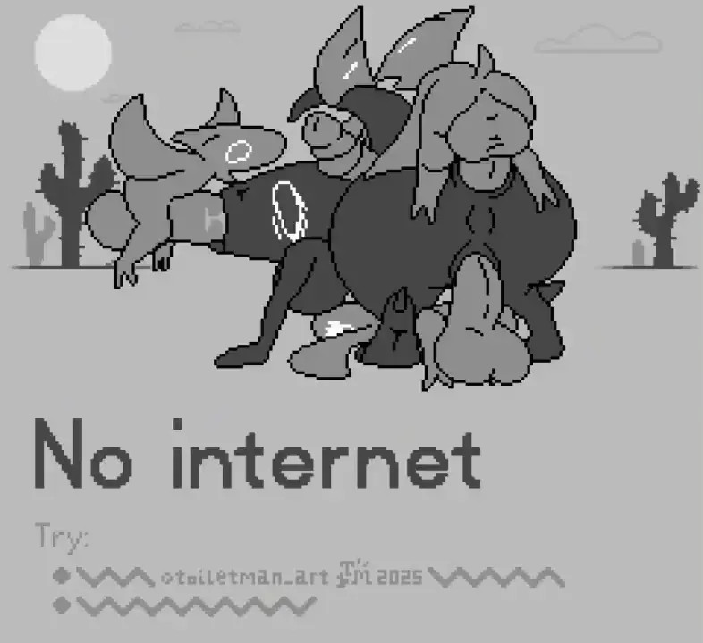 Google Dinosaur [Toilet Man]