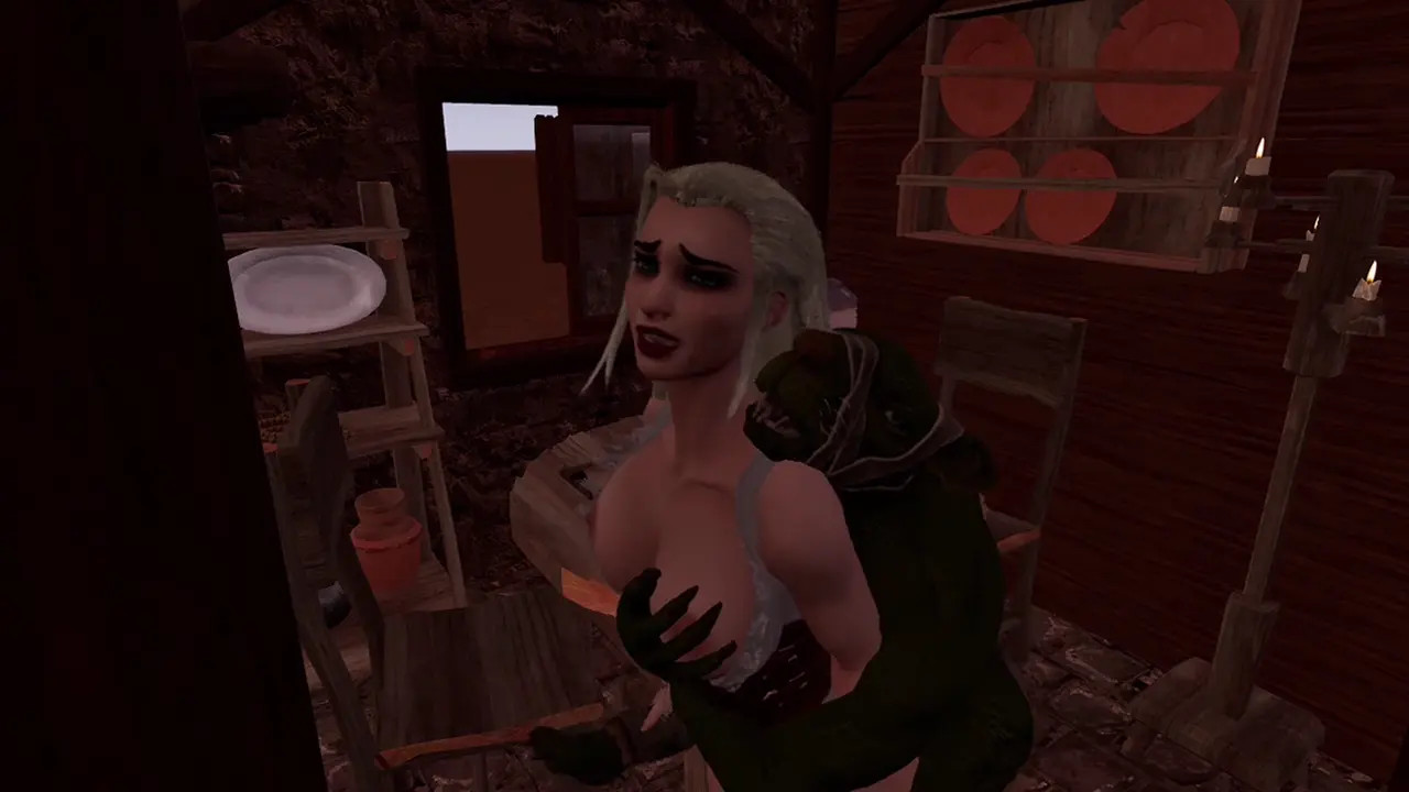 Monsters Attack Human Tavern