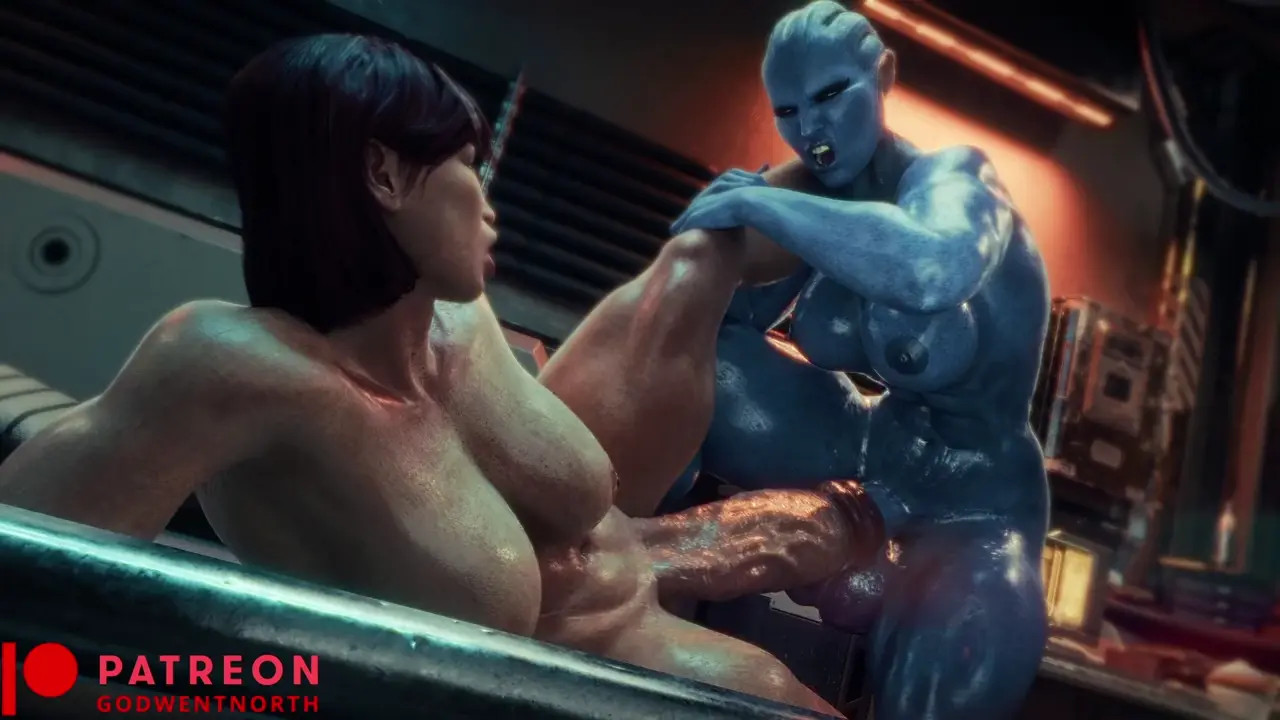 FemShep x Asari (GODWENTNORTH)