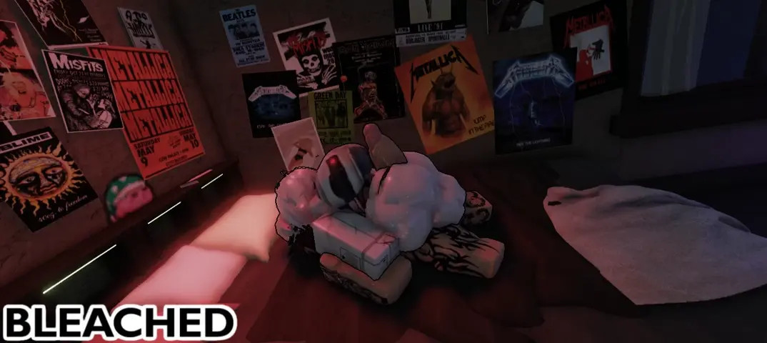 Albina got her Oiled Ass destroyed by my Big Dick - ROBLOX BLEACHED