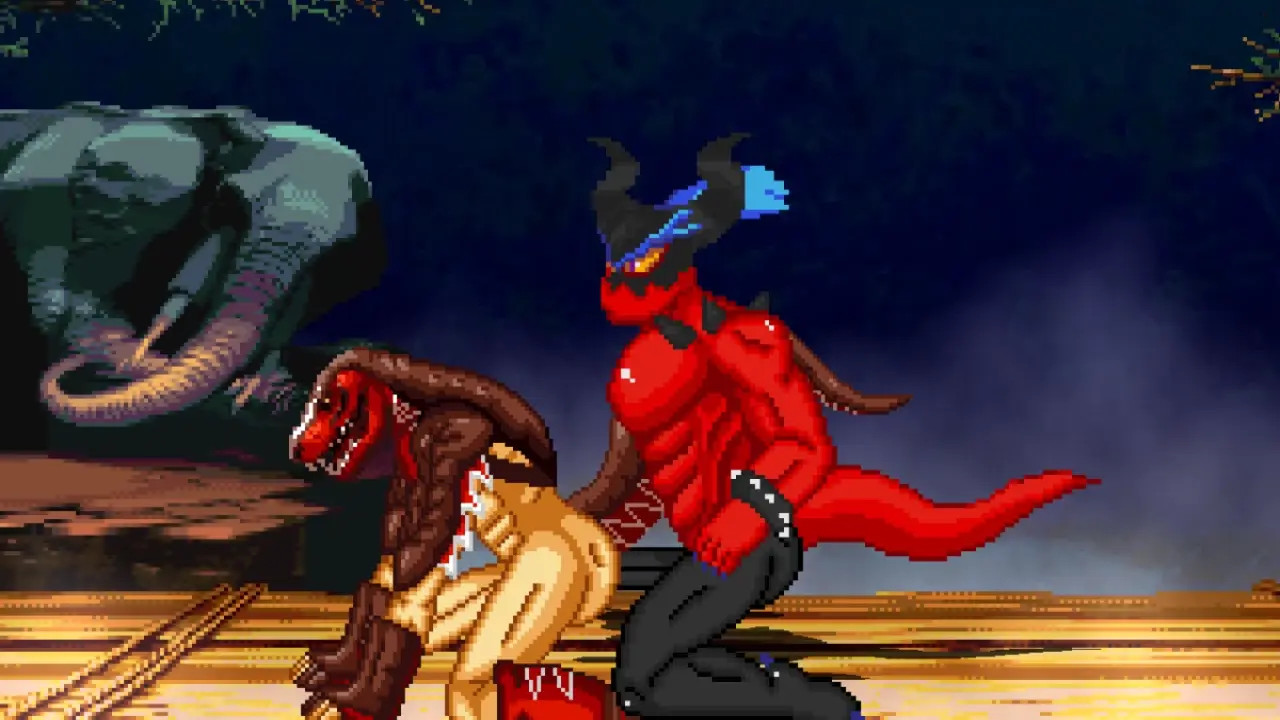 MUGEN#33: King Of Dinosaurs X Zavok The Zeti