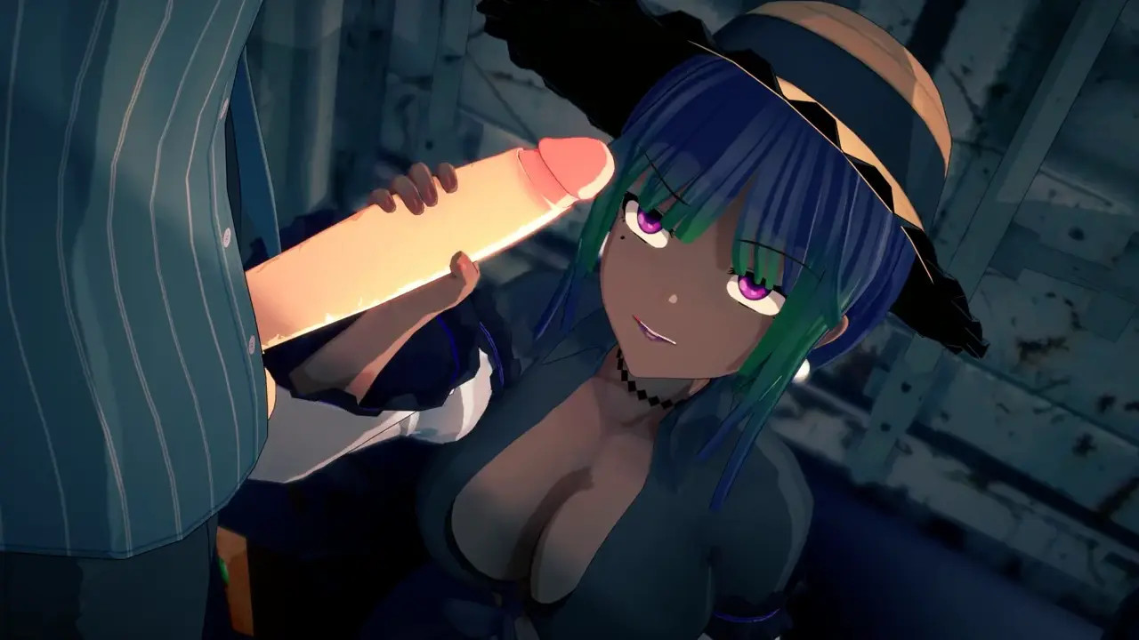 Dark-skinned witch caught you in a handjob