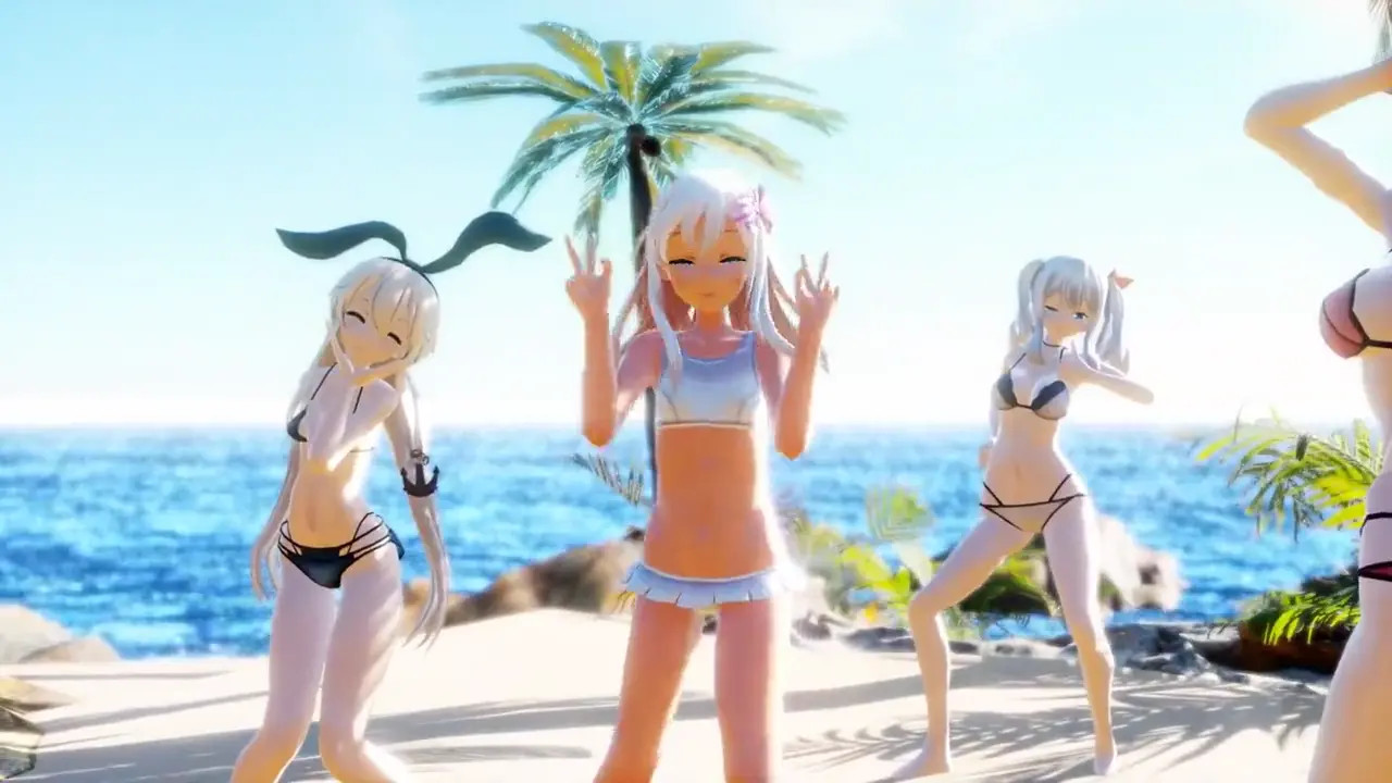Shimakaze & Fleet Girls - Upper Tune [MMD] Nimo