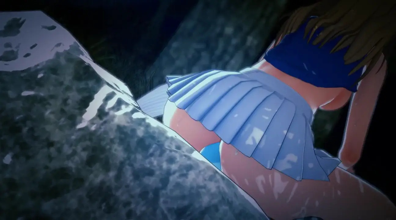 She couldnt resist a dildo in the wild