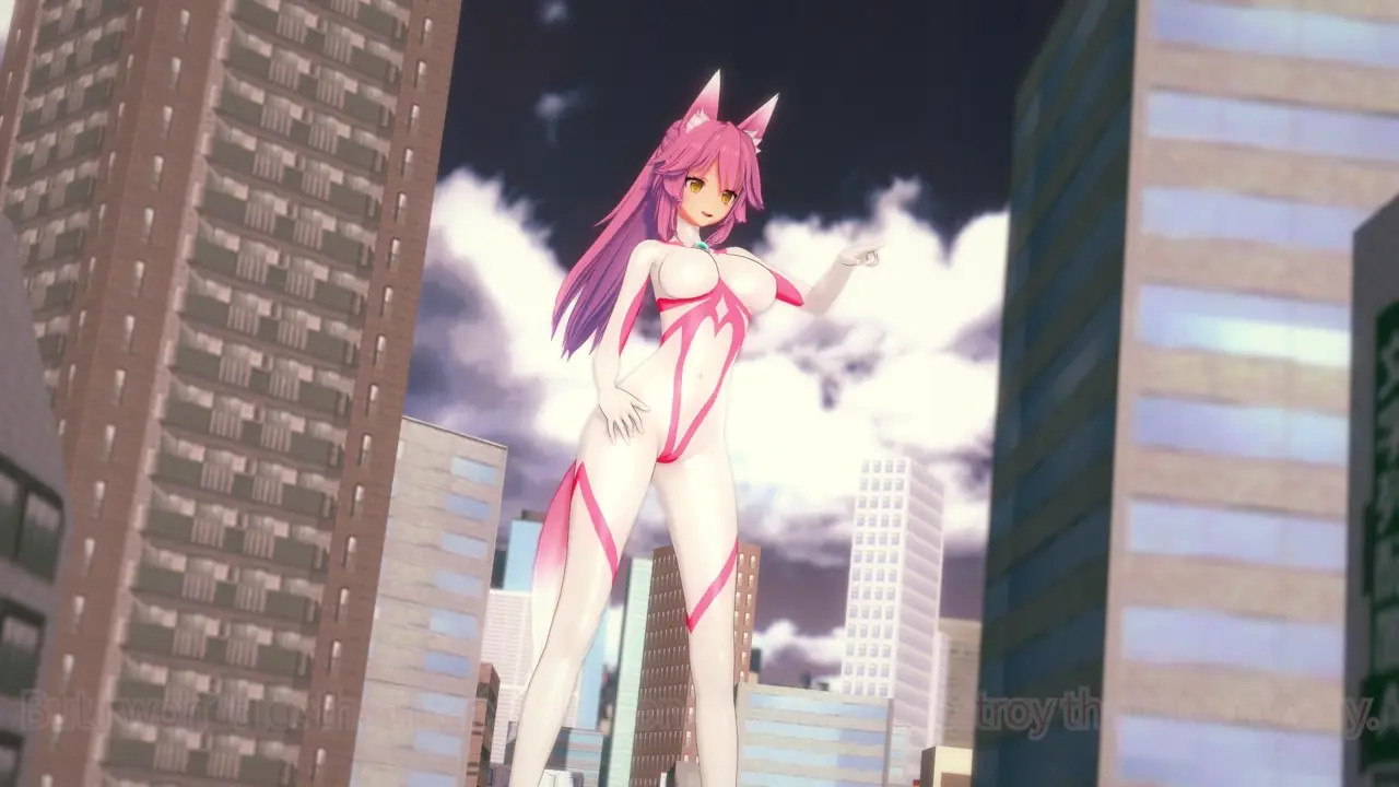 【English】Ultragirl Goddess Daji Public Raping