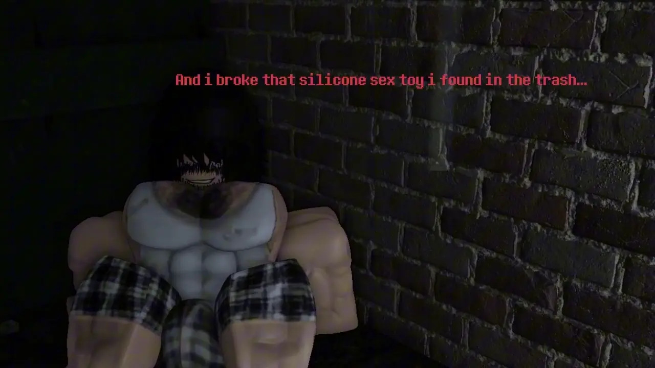 Big ass slut sucks off and then fucks a homeless man for 40$ (Roblox studio)