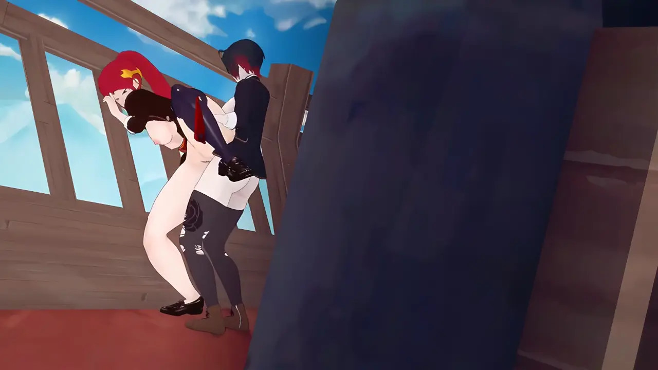 (Dezerbitch) Ruby x Pyrrha - Passing Time on the Flight Deck