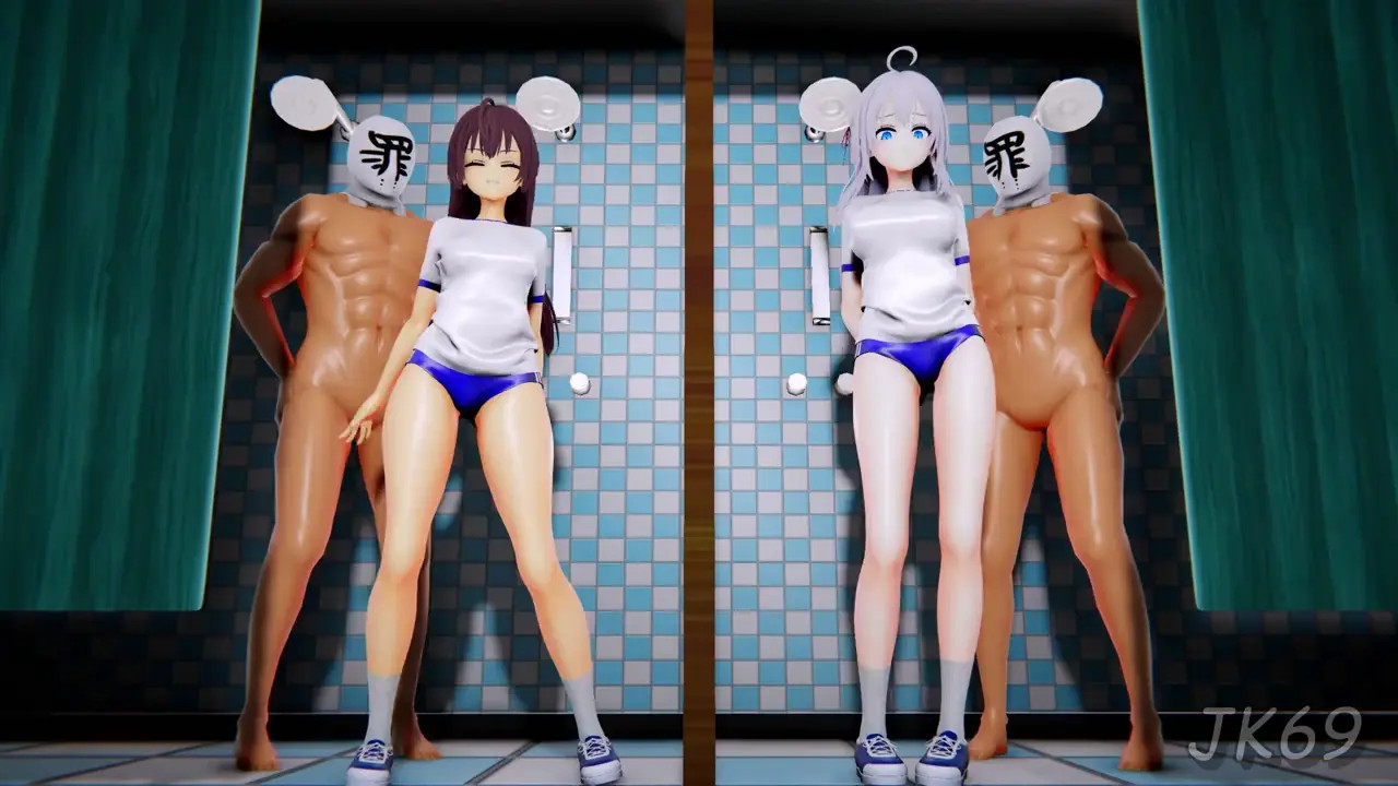 [R-18 MMD] Alya and Yuki Helltaker Sex Dance