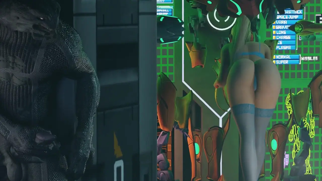 Sangheili Spying On Samus [RougeNine]