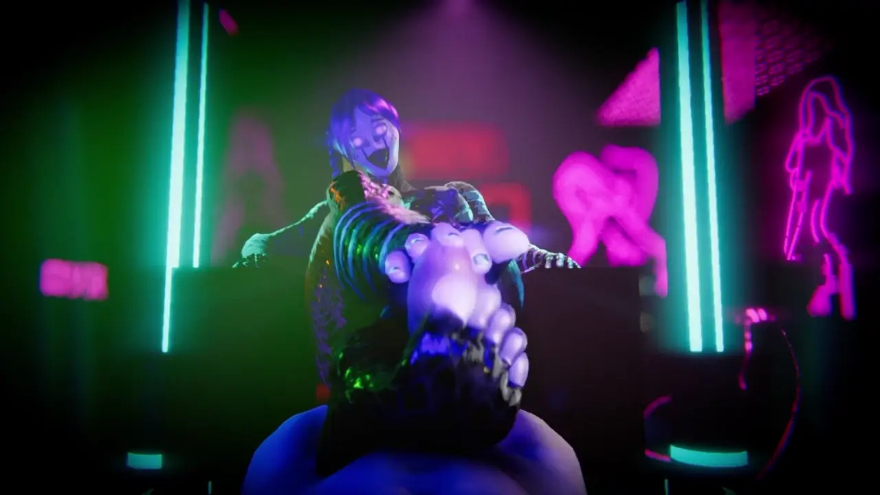 Five nights at Kinksdom - Puppet Footjob