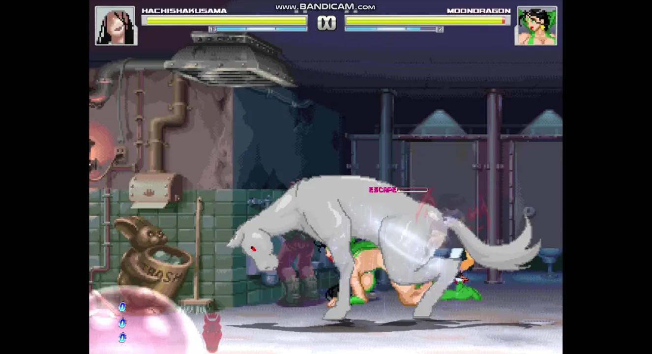 Hachishaku horse with Moon Dragon