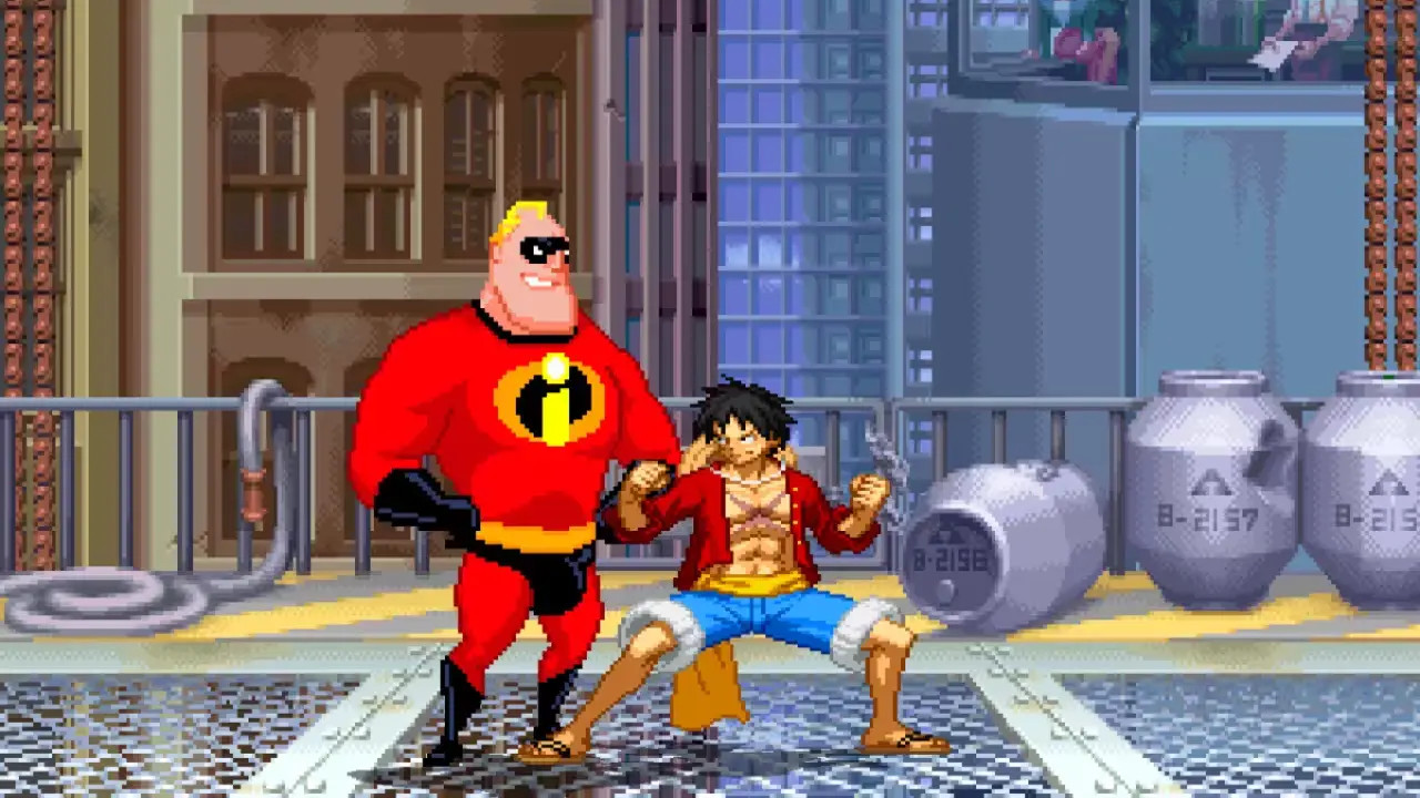 MUGEN Request#60: Mr. incredible X Luffy