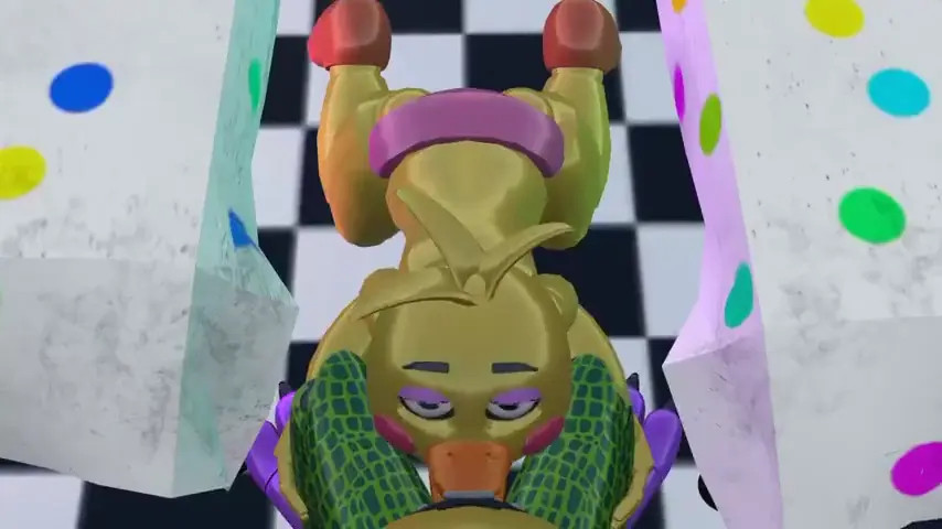 Toy Chica blowjob POV