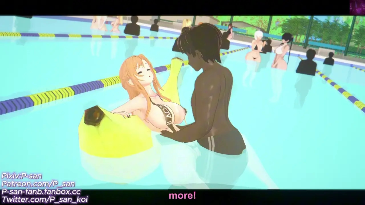 Asuna NTR Blacked version