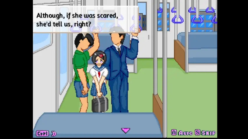 Pixel Town: Akanemachi Mystery 2.13 Train molesters