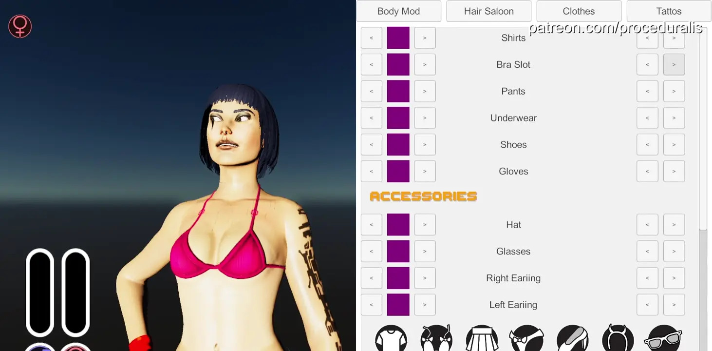 Clothings Customization (proceduralis)