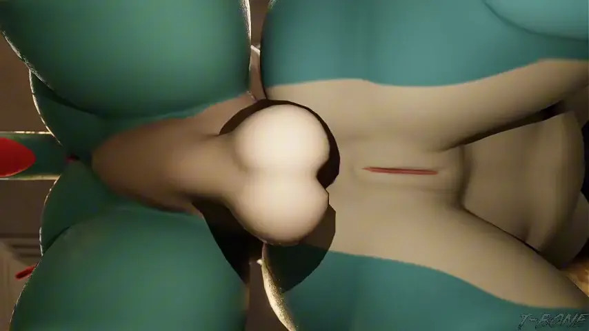 Salamence and Lapras having some alone time together.