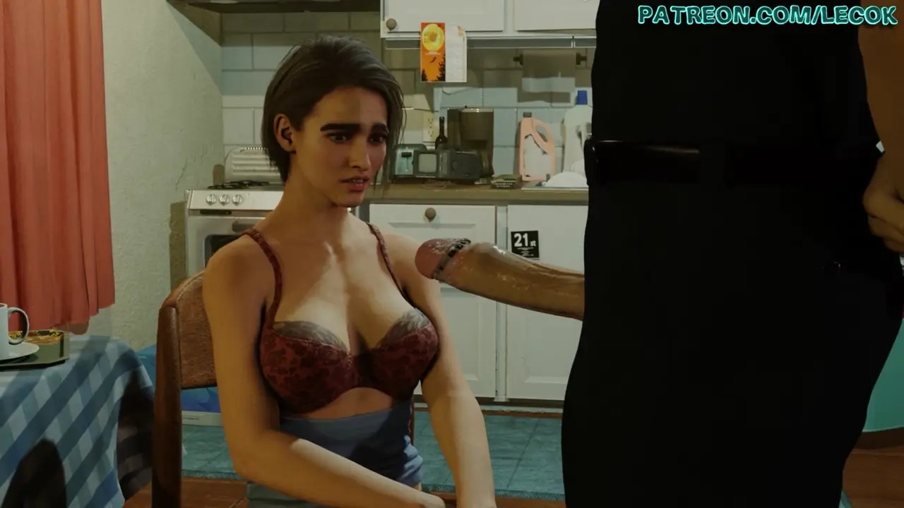 Jill Valentine mouth used as a cumdump and then peed on 2560x1440 60FPS