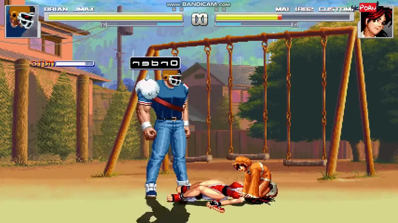 [MUGEN] Mai Shiranui vs Tower and Brian (gettag)