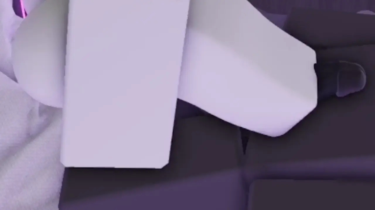 Doing a footjob to a stranger ~