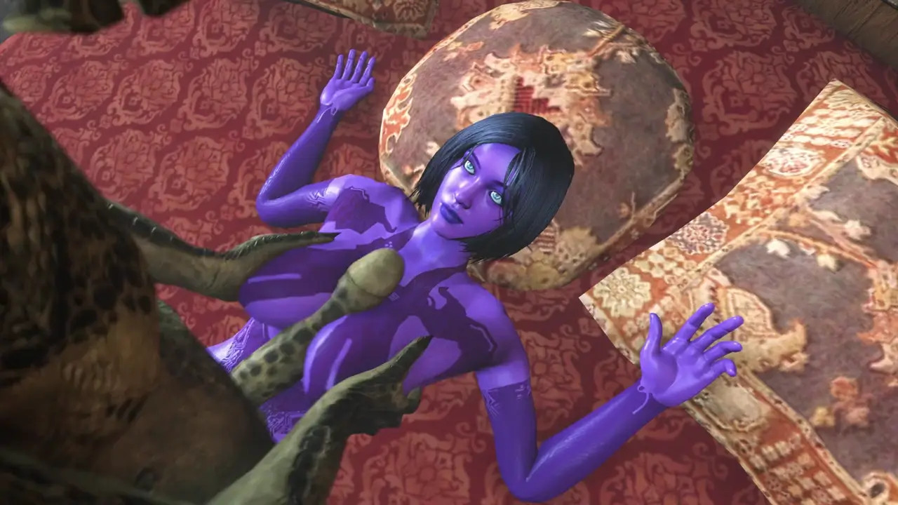 Cortana And Lizardman [ScavengerSFM]