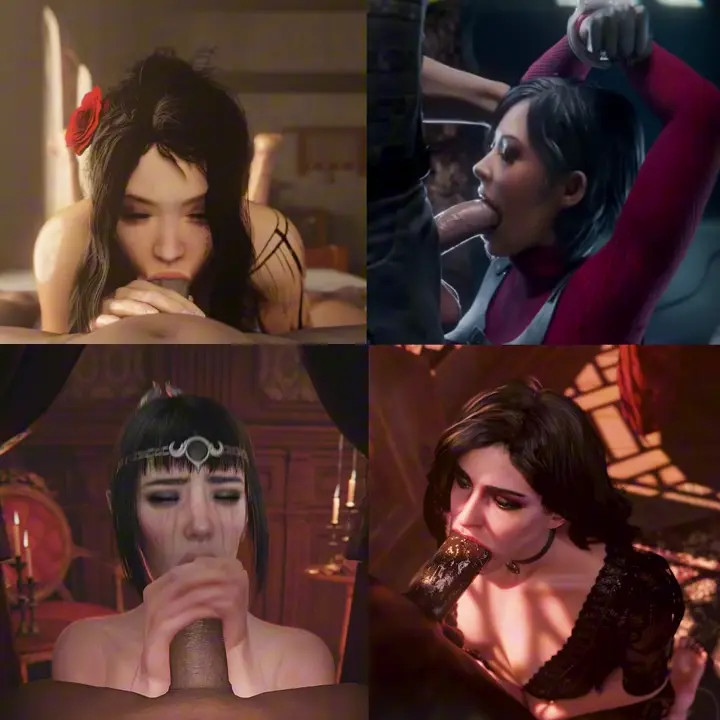 Ada Yennefer Shadowheart Lune Bj Split screen