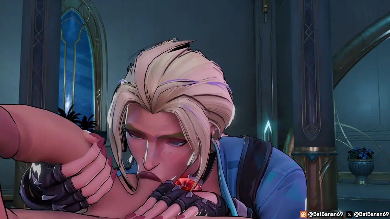 Elsa Bloodstone blowjob POV