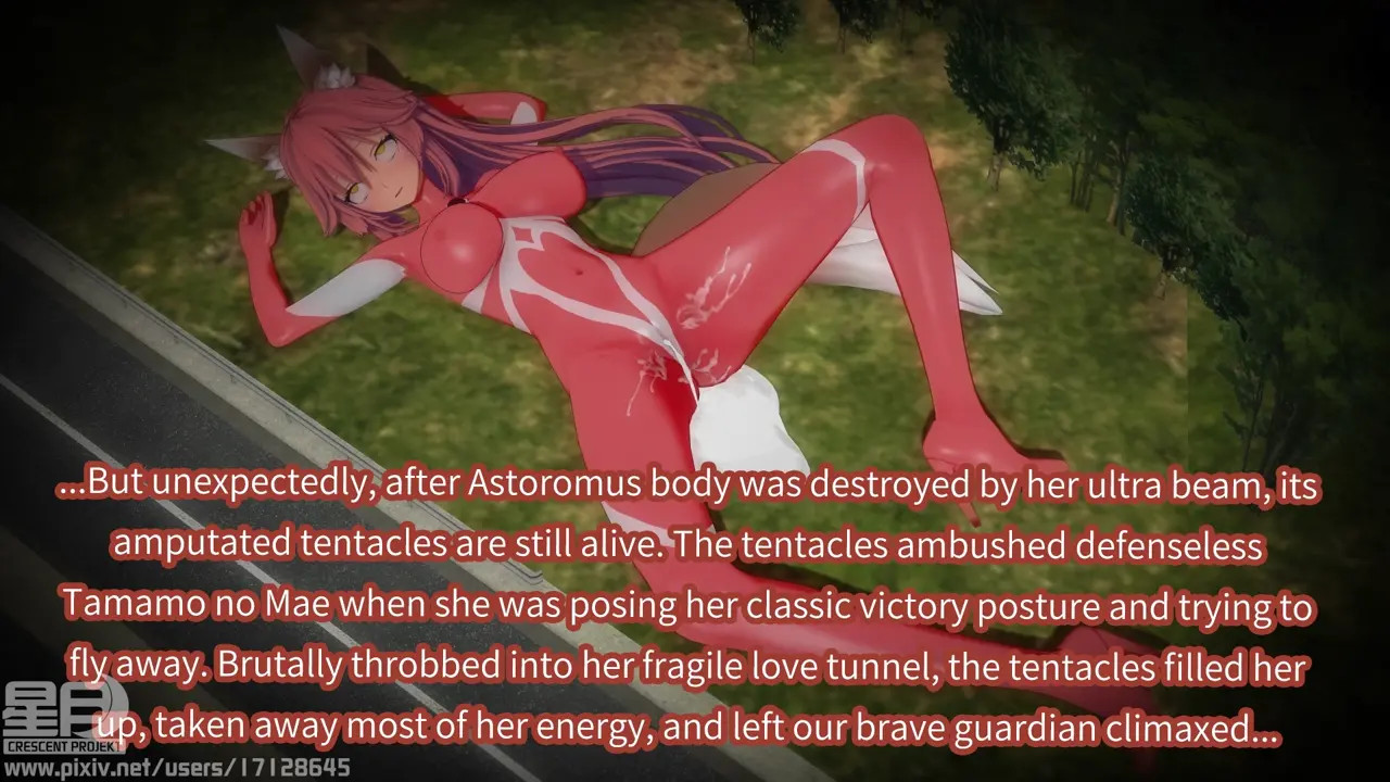 Ultragirl vs Tentacles Monster