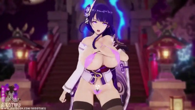 Slut Raiden Shogun【DUN DUN - Sex Dance】Genshin Impact SEX DANCE