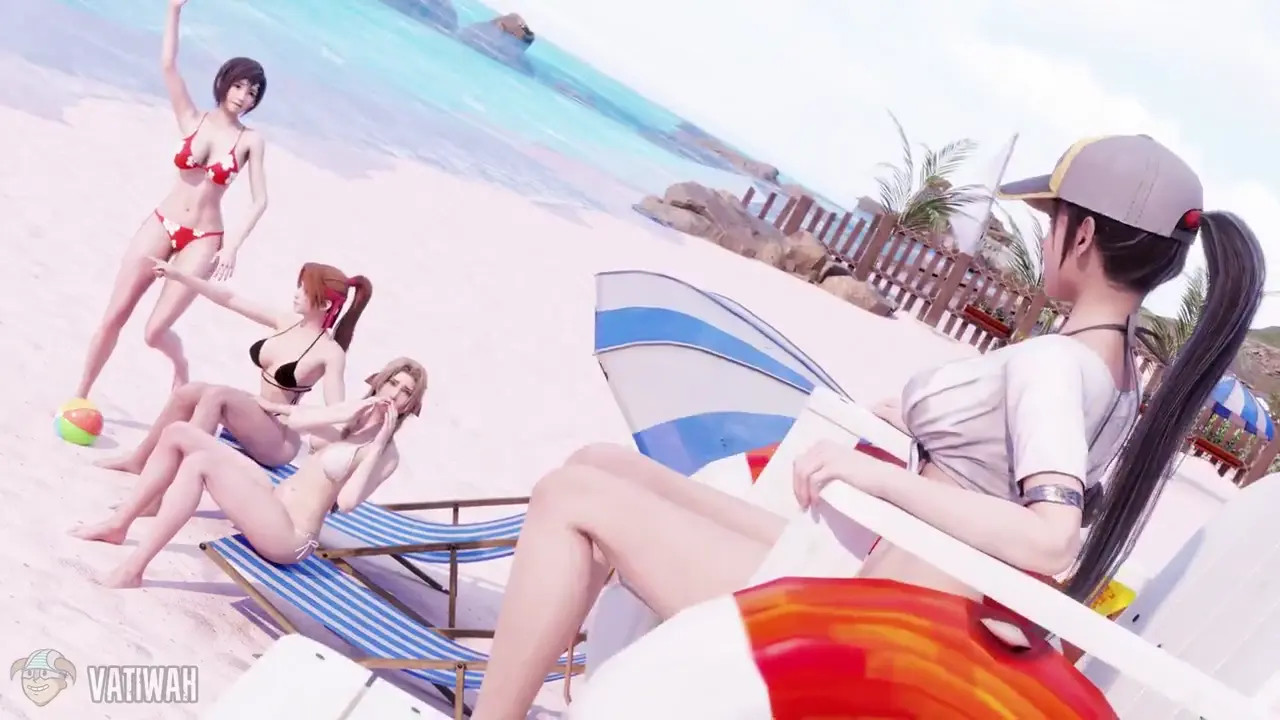 FF7 Tifa Lifeguard NSFW animation [VatiWah]