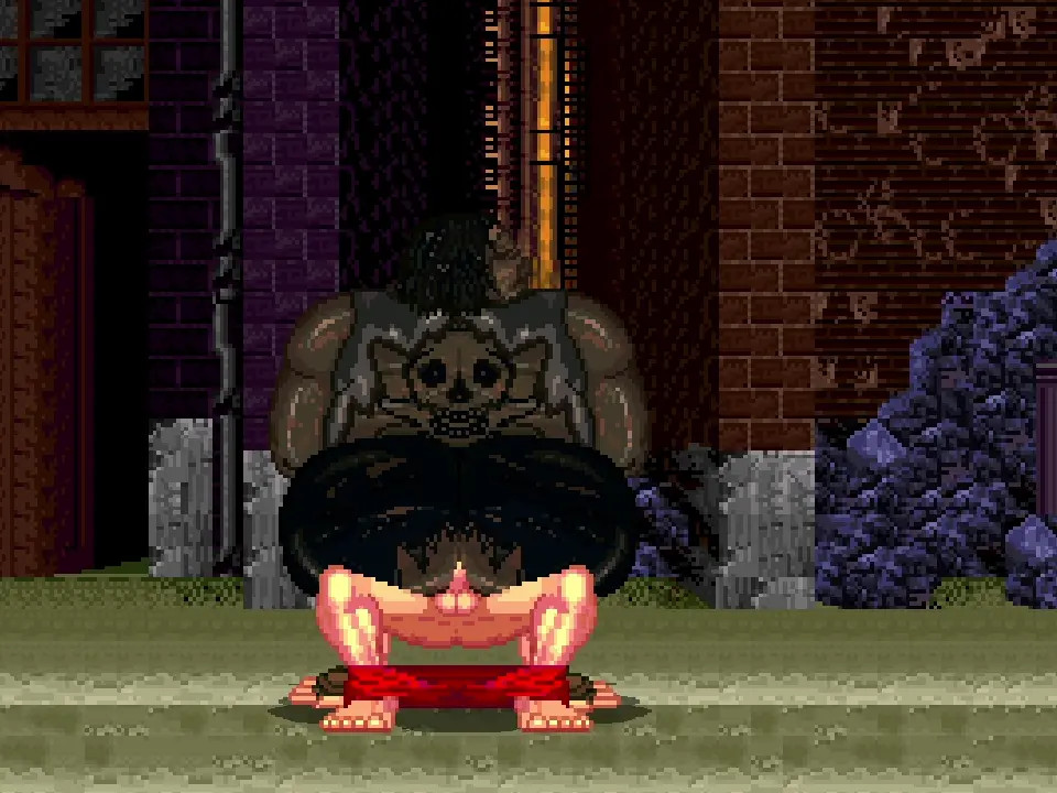 MUGEN Ken Masters fucks Buta Yaro