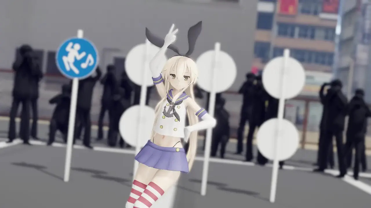 Shimakaze - Calc. [MMD R18] TsunMMD