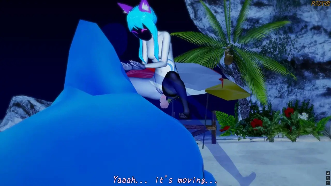Kindred is having anal sex while riding an inflatable dolphin - PJSXYB