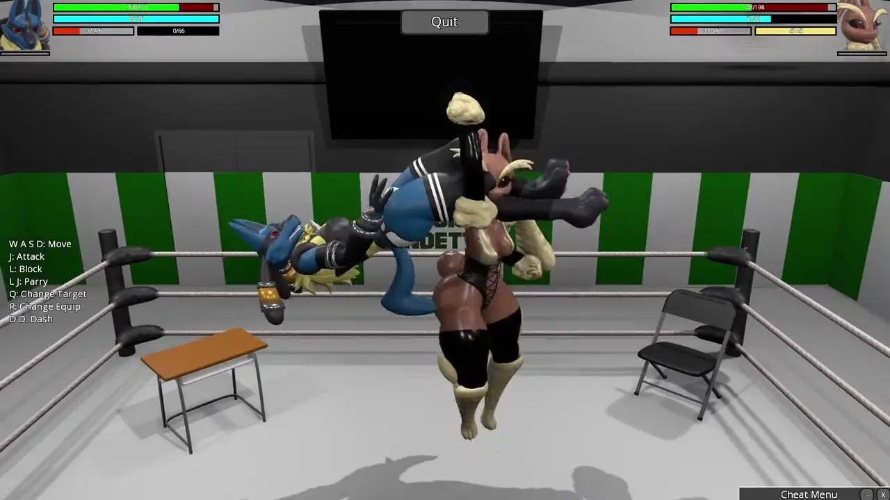 HR2 Furry : Lucario vs Lopunny