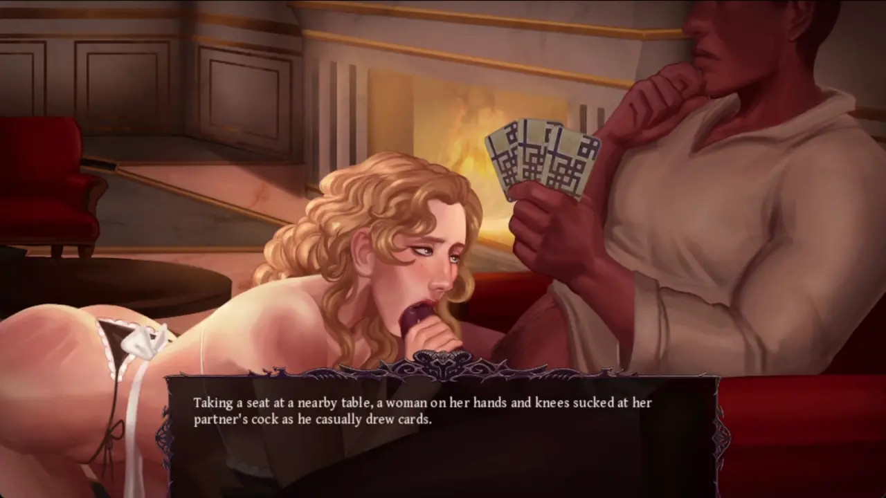 Parasite Black: Kiara - Card Game Scene