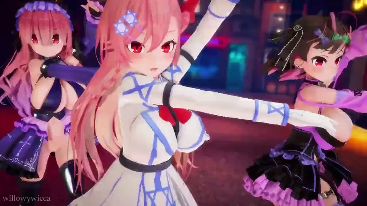 Megmiria, Mitsuki & Negev - Surges (Dance MMD)