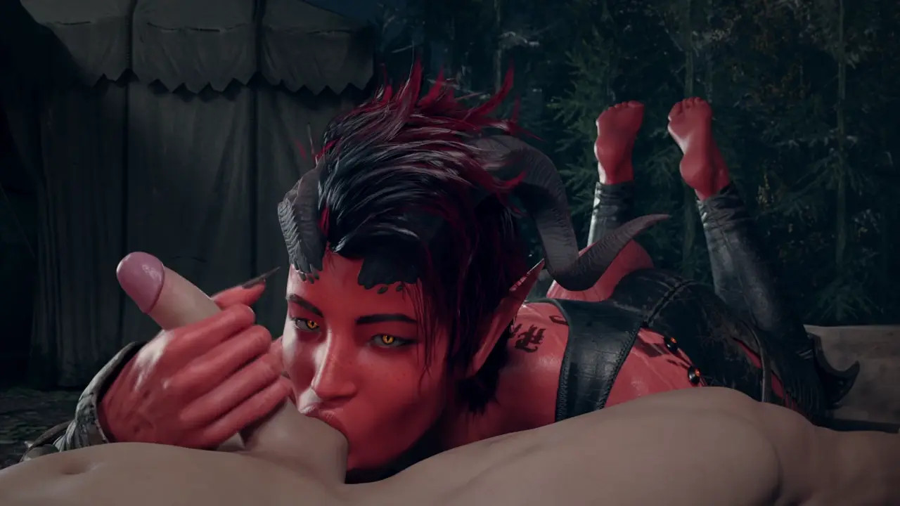 Karlach Sucking [NO WM][Clothed][4K60FPS]