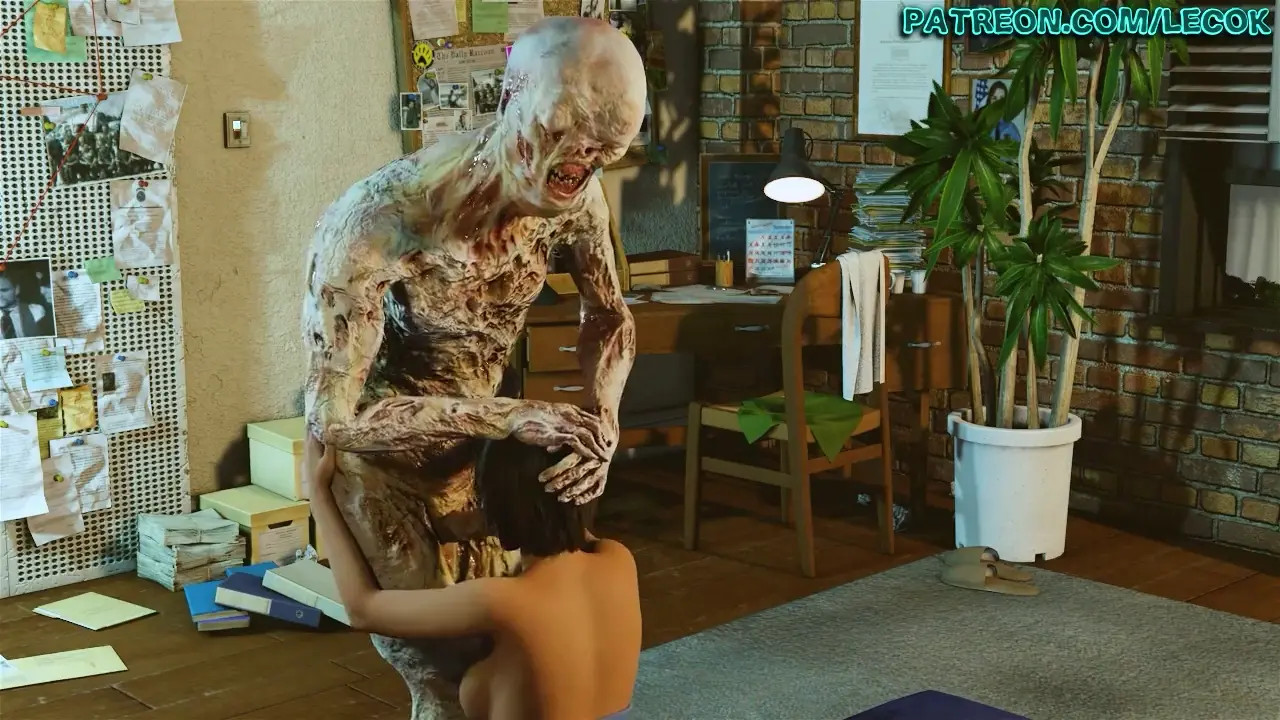 Jill Valentine Chose to pleasure a Palehead zombie and then became its concubine