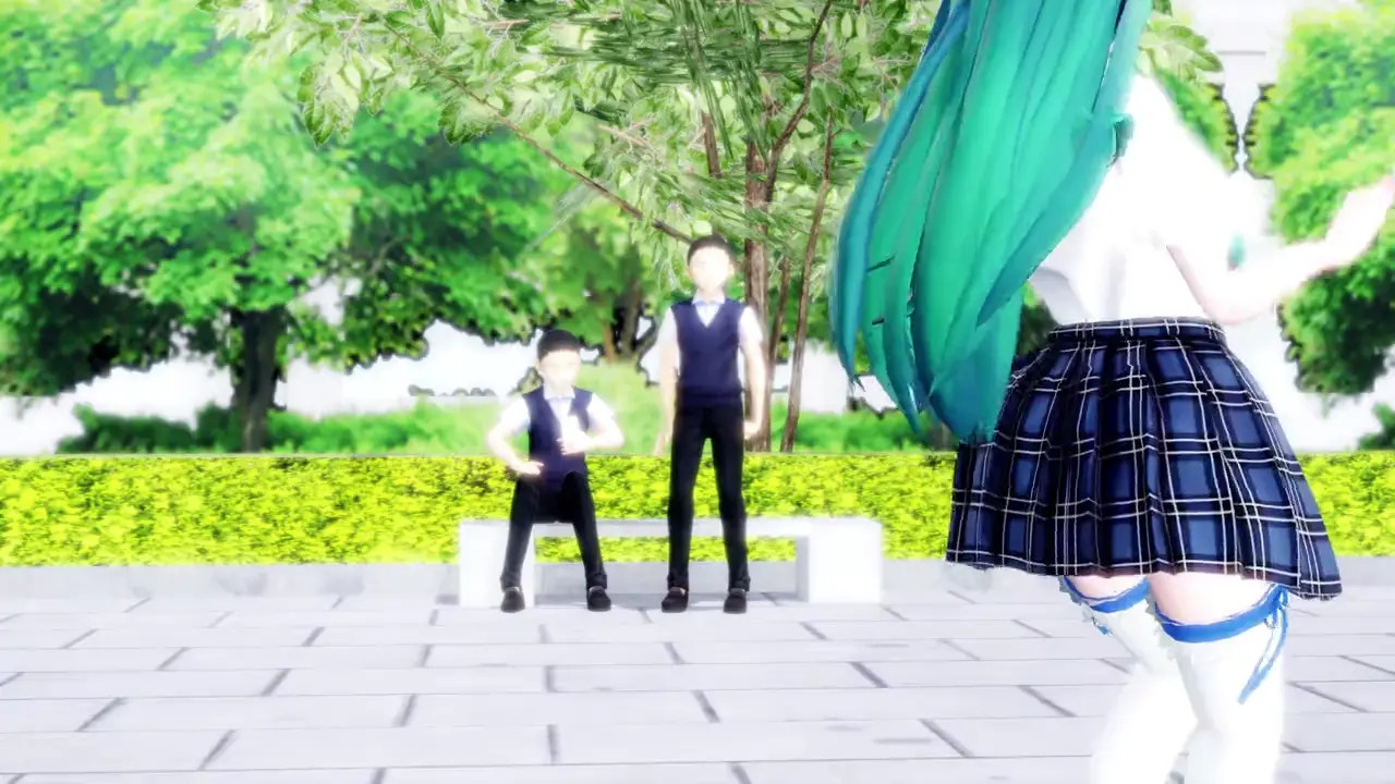 [4kmmd]Sanae Kochiya Guerilla Live