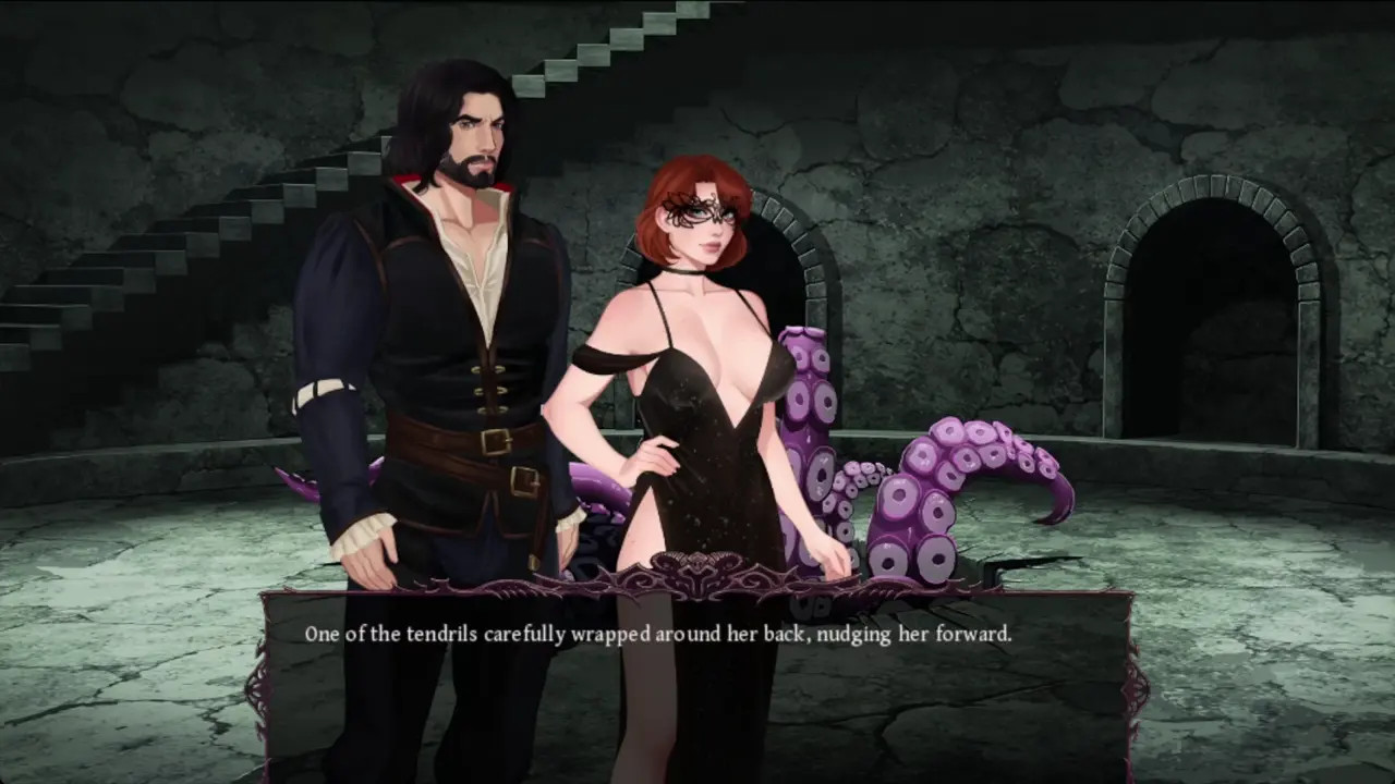 Parasite Black: Kiara - Tentacle Room Scene